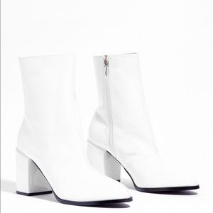 White booties